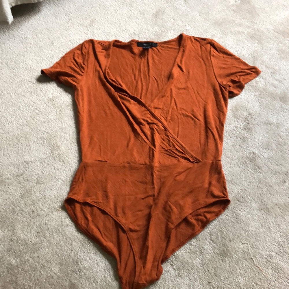 Rust orange bodysuit